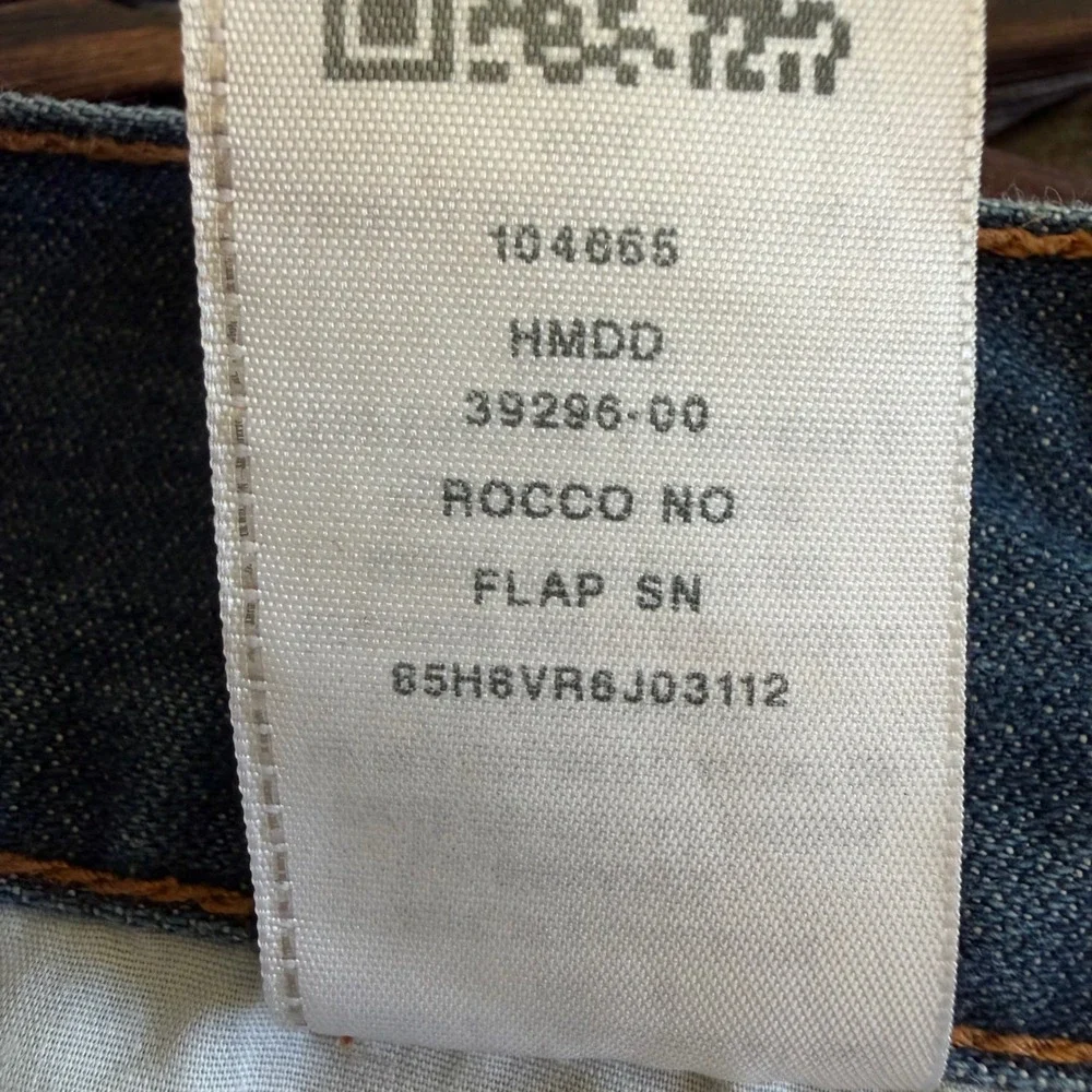 True Religion Rocco No Flap SN Mens Slim Fit Jeans 36‎ X 33 104665 Indigo Denim